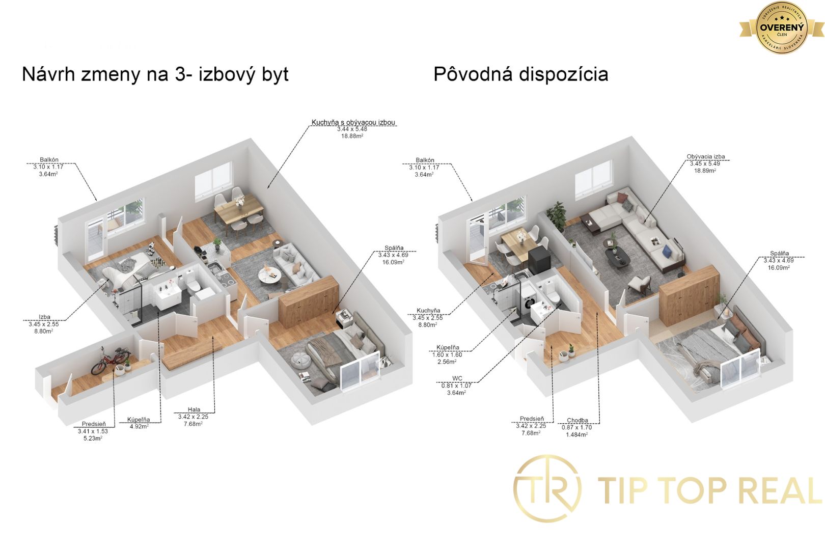 3D pôdorysy