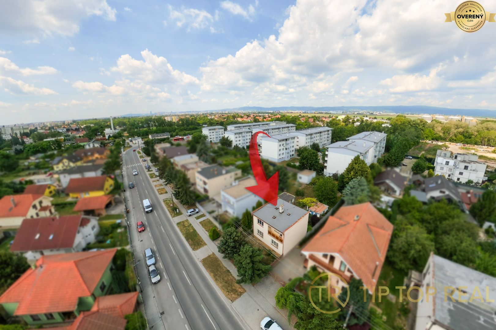 pohľad zhora